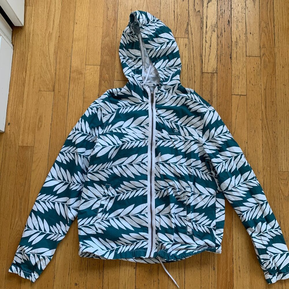Penguin Packable Palm Ratner Jacket Floral Leaf Print Men’s Large